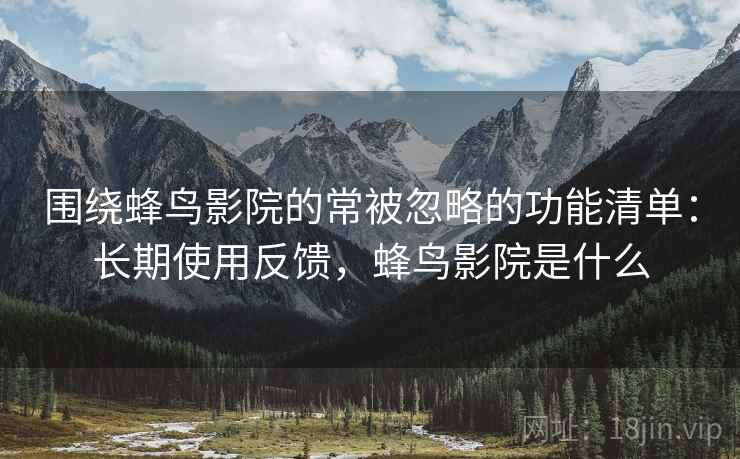 围绕蜂鸟影院的常被忽略的功能清单：长期使用反馈，蜂鸟影院是什么